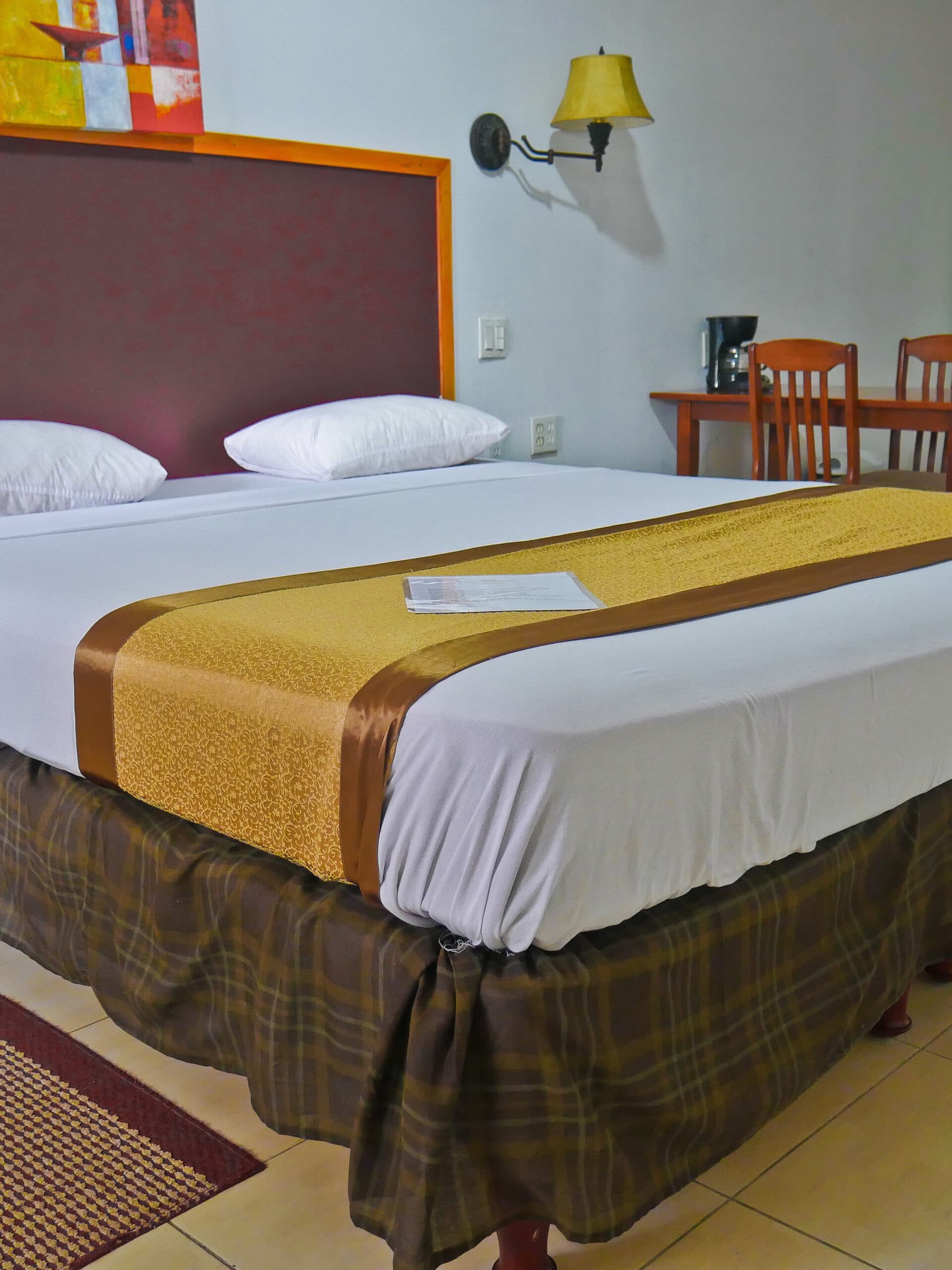 Studio King Deluxe room with King bed and pool view